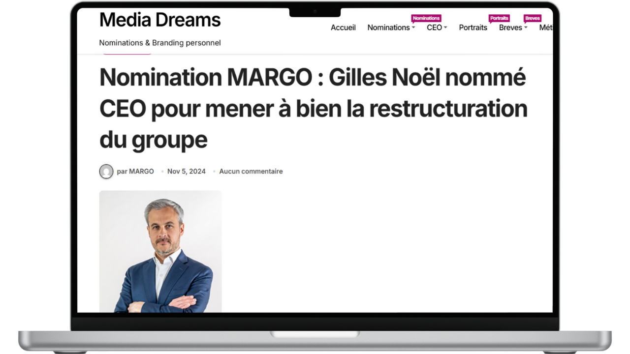 Gilles Noël CEO MARGO