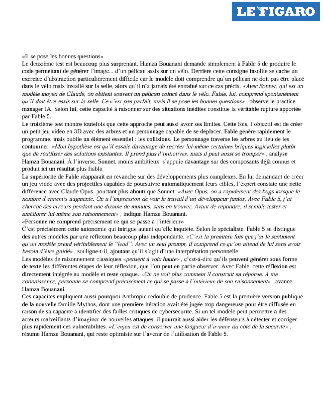 Publication Le Figaro - Page 2
